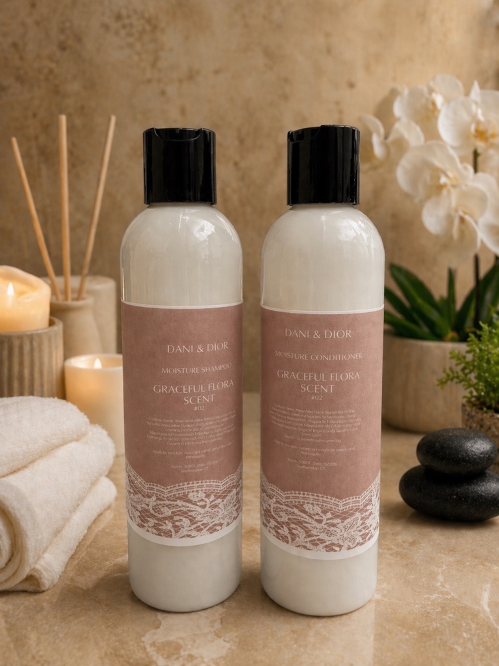 Graceful Flora Moisture Shampoo & Conditioner  8oz